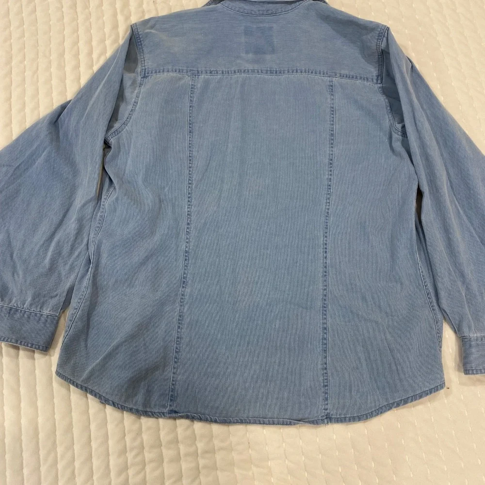 Harley Davidson Vintage Corduroy Button Down - Picture 5 of 5